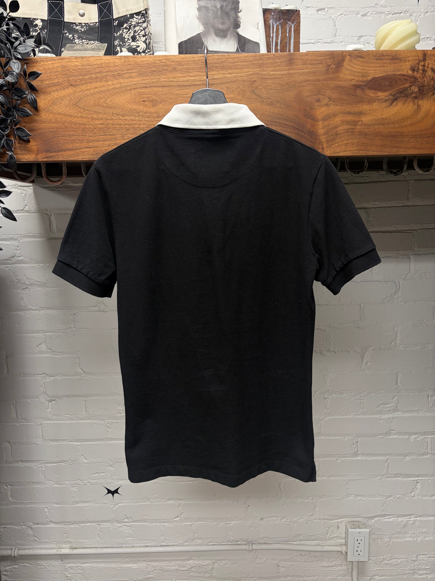 Vivienne Westwood ‘Orb Logo’ Black/White Cotton Polo