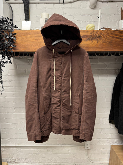 AW2014 Rick Owens ‘Moody’ Moleskin ‘Exploder’ Parka with Backpack