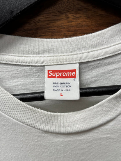 AW2020 Supreme ‘Captcha Verification’ White Graphic T-Shirt