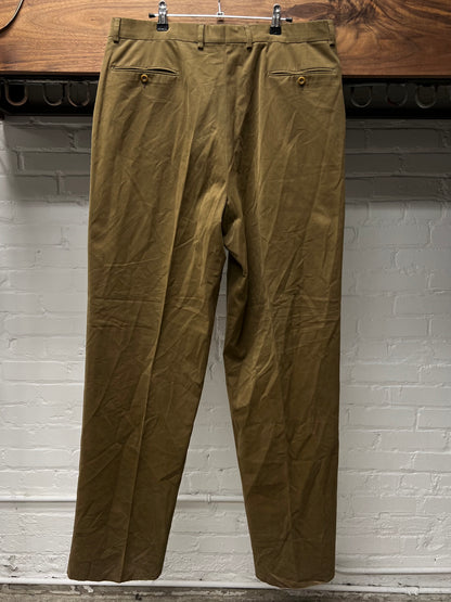 Hermes Wide Leg Brown Trousers
