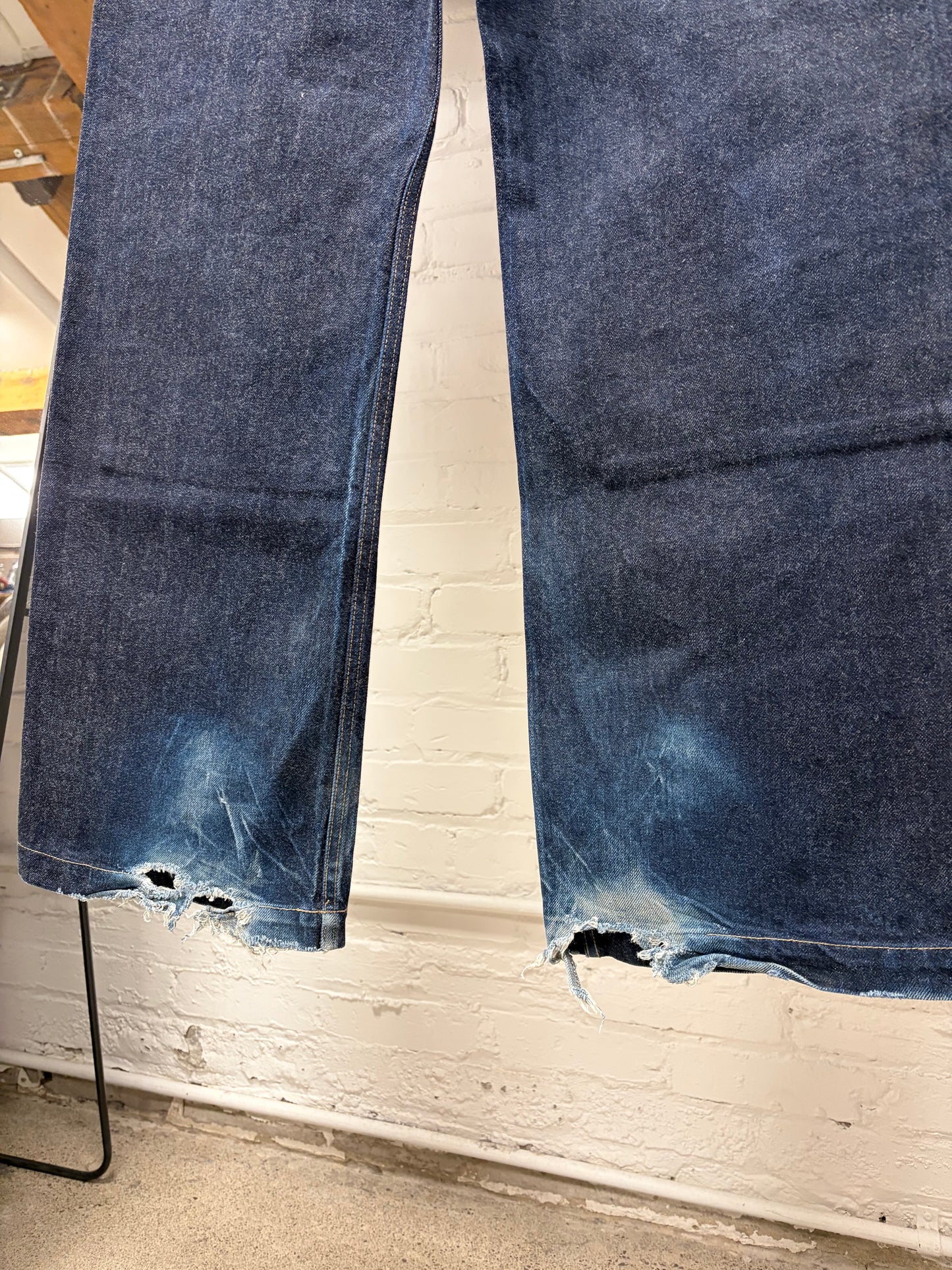Rick Owens Japanese 16oz ‘Double Knee Geth Cut’ Indigo Denim
