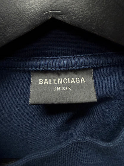 2022 Balenciaga World Food Programme Navy Blue Oversized T-Shirt