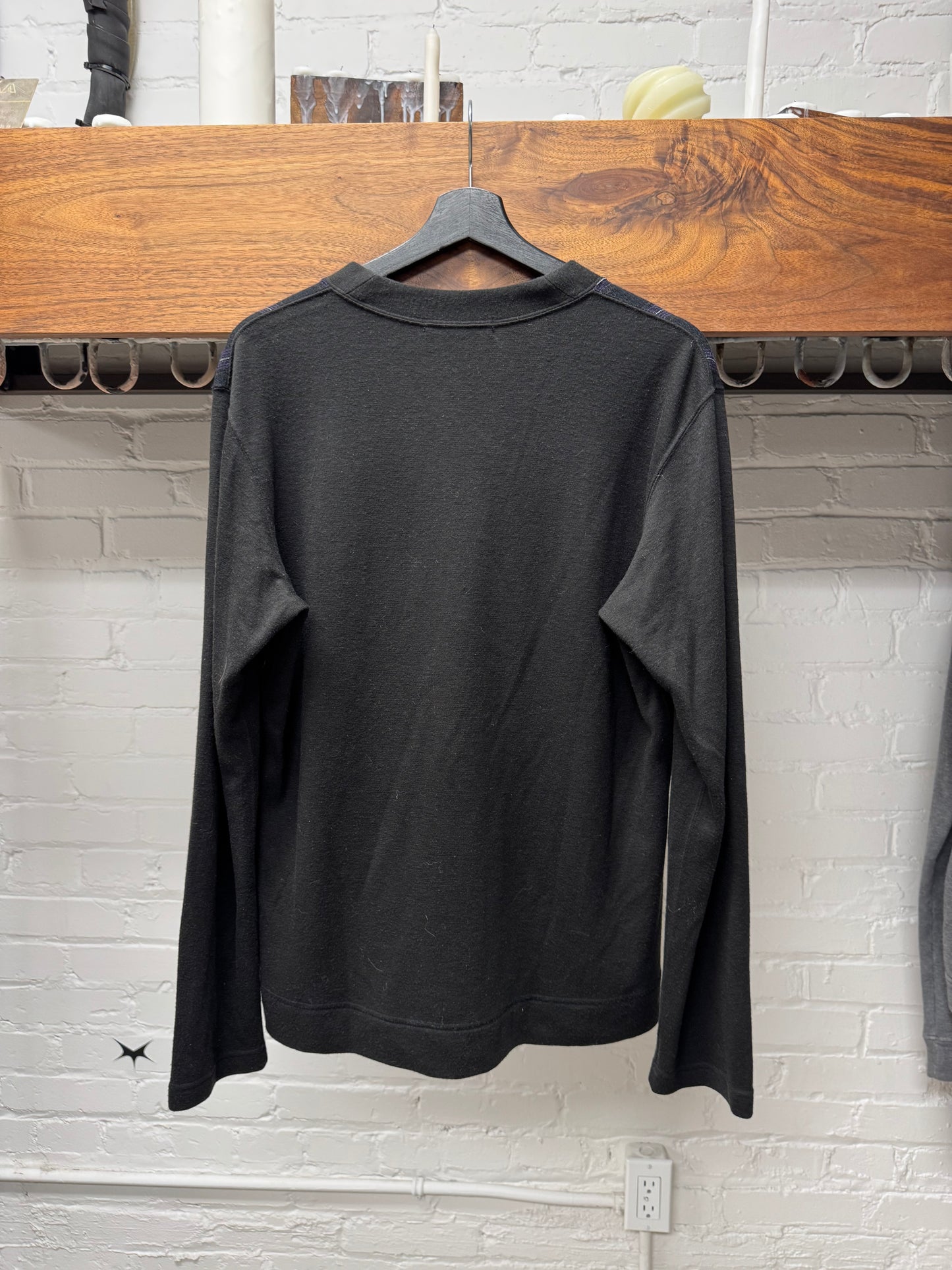 AW16 Comme des Garçons Striped Two Tone Cardigan Sweater