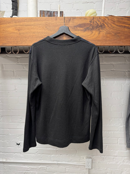 AW16 Comme des Garçons Striped Two Tone Cardigan Sweater