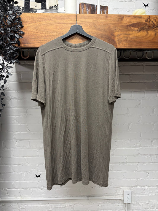 AW2019 Rick Owens ‘Larry’ Dust Brown ‘Level’ Oversized T-Shirt