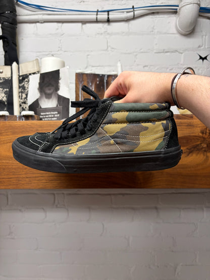 SS2015 Supreme x Vans Woodland Camo ‘Sk8 Mid’ Sneakers