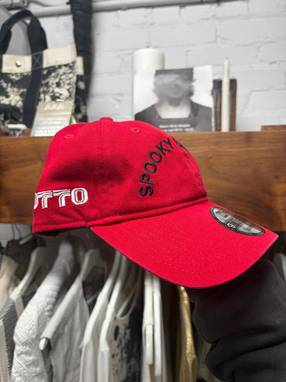 Kiko Kostadinov x Otto958 ‘Spooky Bauhaus’ Red Strap-Back Hat