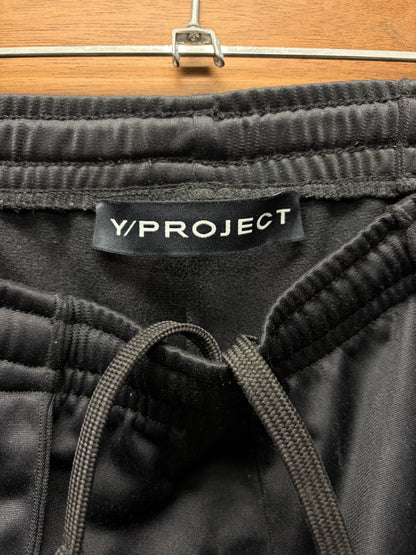 Y-Project ‘Trumpet’ Black Flared Leg Track Pants