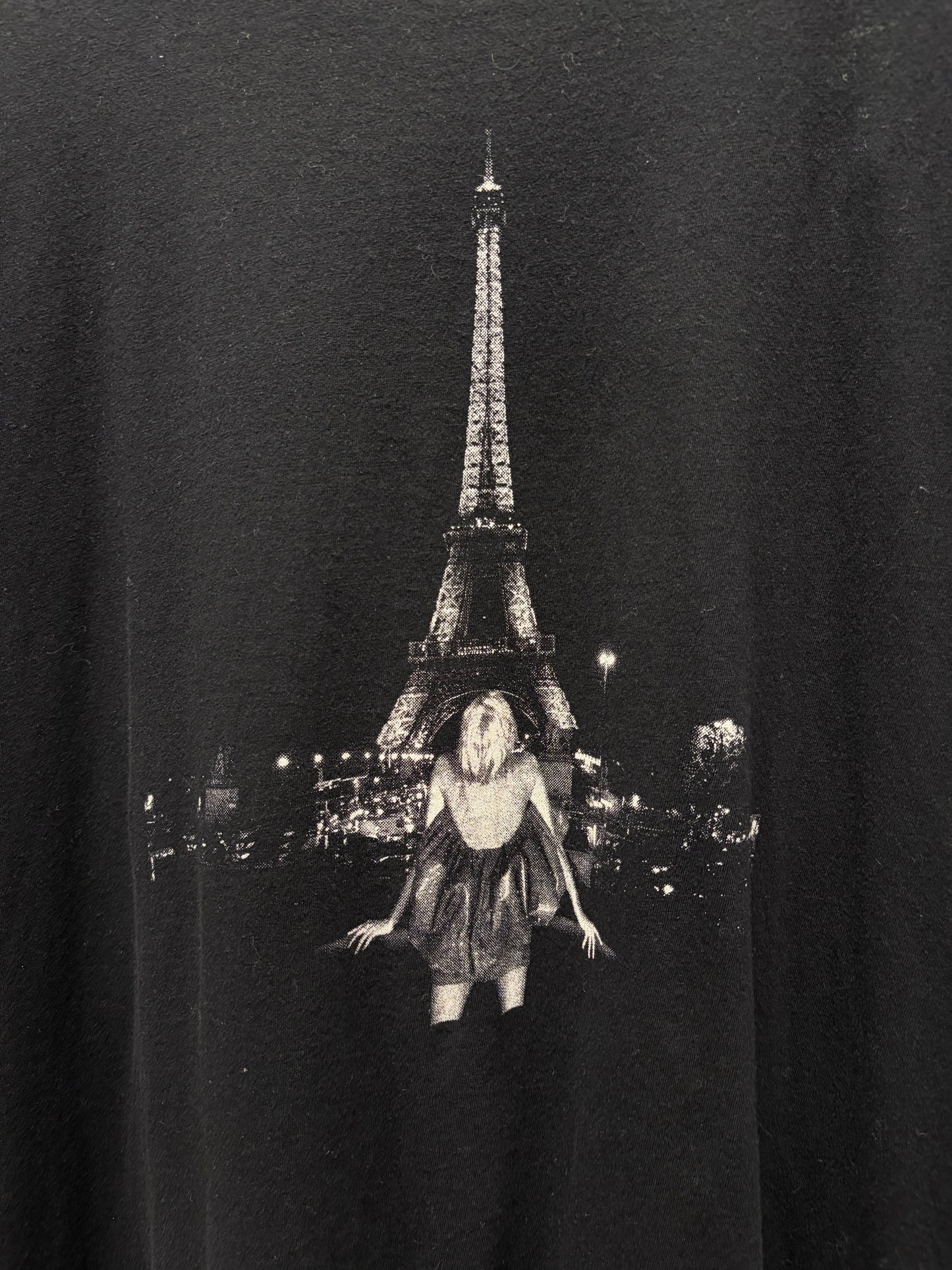 Saint Laurent SS2018 Saint Laurent ‘Eiffel Tower’ Black Graphic T-Shirt