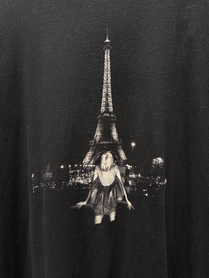 Saint Laurent SS2018 Saint Laurent ‘Eiffel Tower’ Black Graphic T-Shirt
