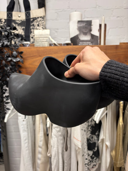 Balenciaga ‘Techoclog’ Black Platform Mules