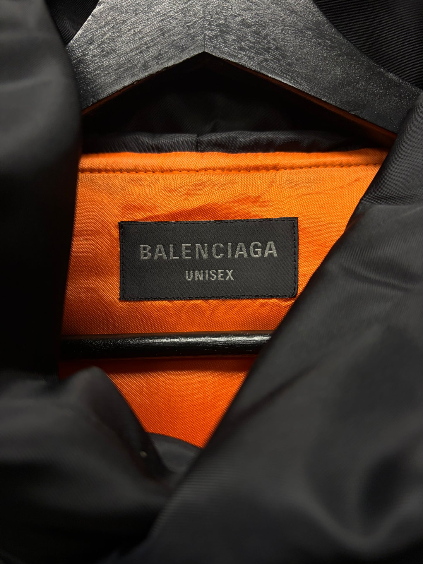 SS2022 Balenciaga ‘3B Sport Icon’ Black Hooded Bomber Jacket