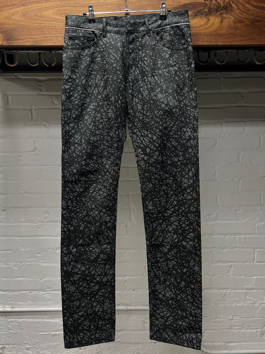 AW2013 Balenciaga ‘Scratch Lines’ Denim