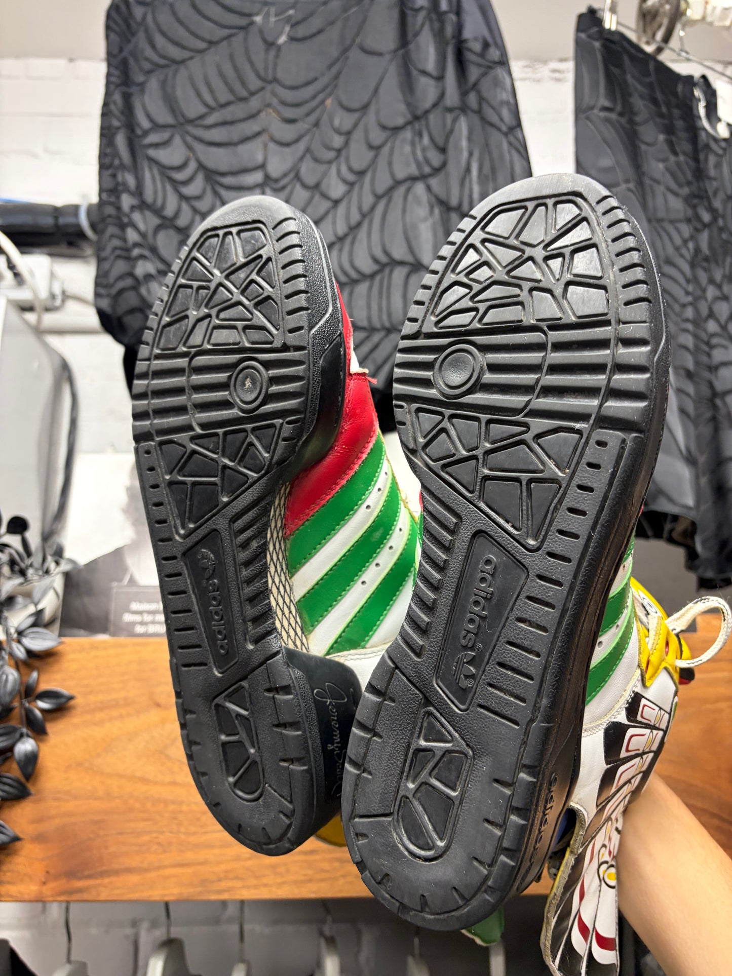 2013 Jeremy Scott x Adidas ‘Totem Pole’ Wings High Top Sneakers