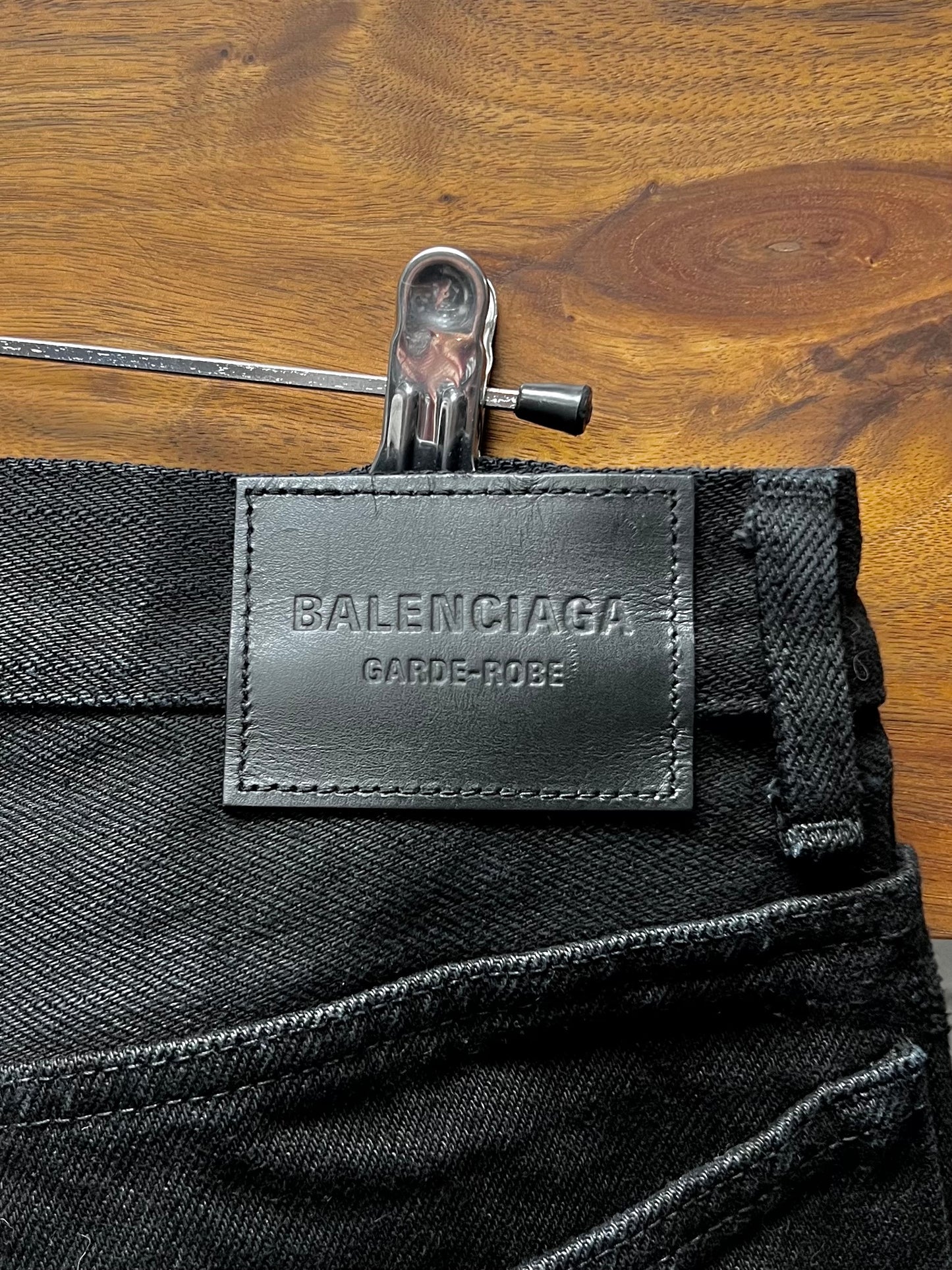 2022 Balenciaga Heavyweight Black Japanese 16oz Denim