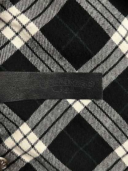 Chrome Hearts Leather Cross Patch Flannel