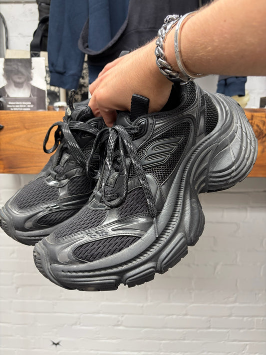Balenciaga ‘10XL’ Black Platform Sole Oversized Low Top Sneakers