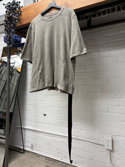 Rick Owens DRKSHDW ‘Temple’ Melange Grey ‘Level’ Oversized T-Shirt