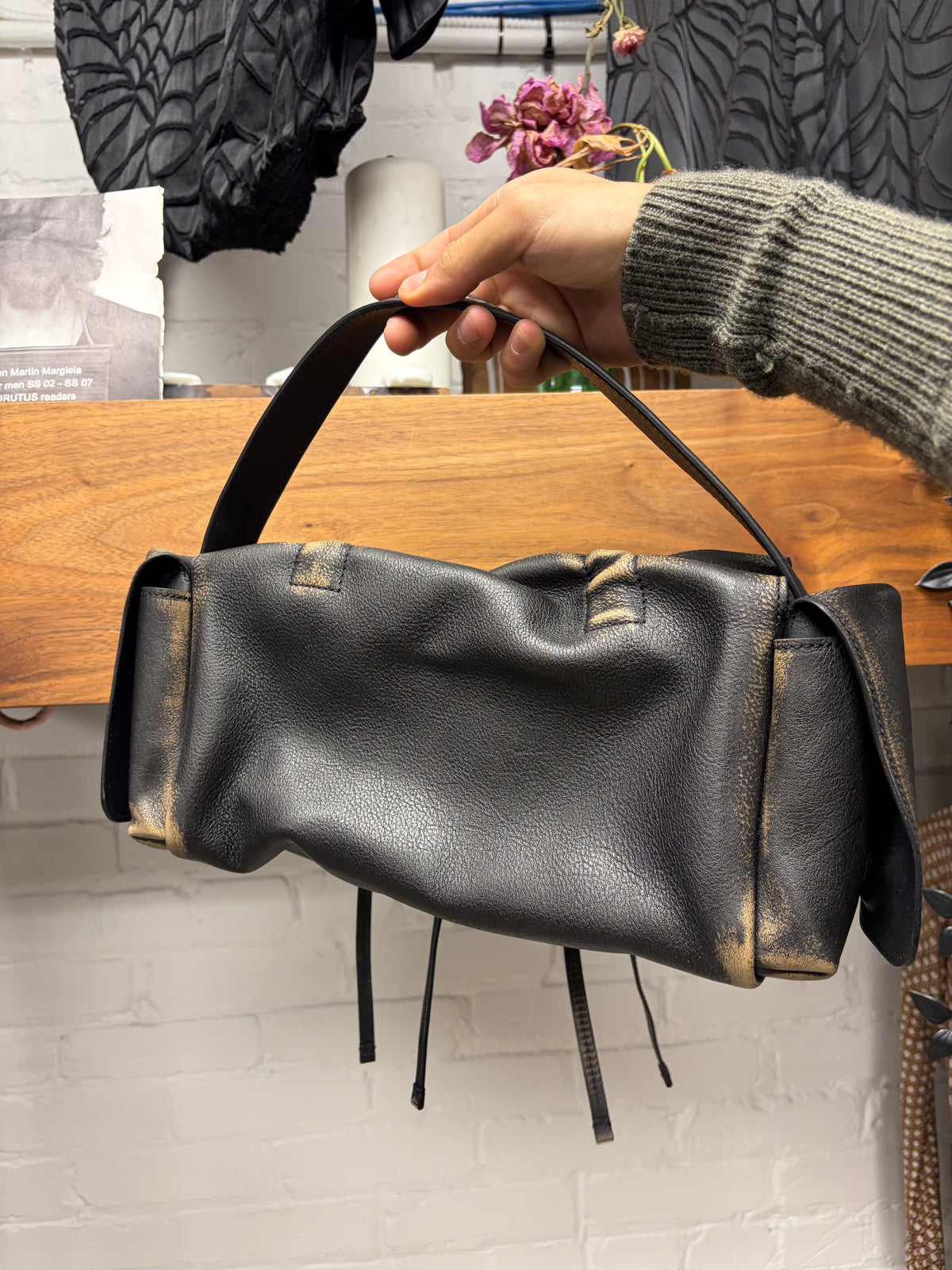 Acne Studios Brown ‘Micropocket’ Mini Shoulder Bag
