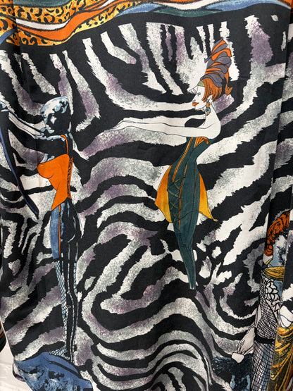 Vintage Jean Paul Gaultier ‘Mixed Art Collage’ Button Up Shirt