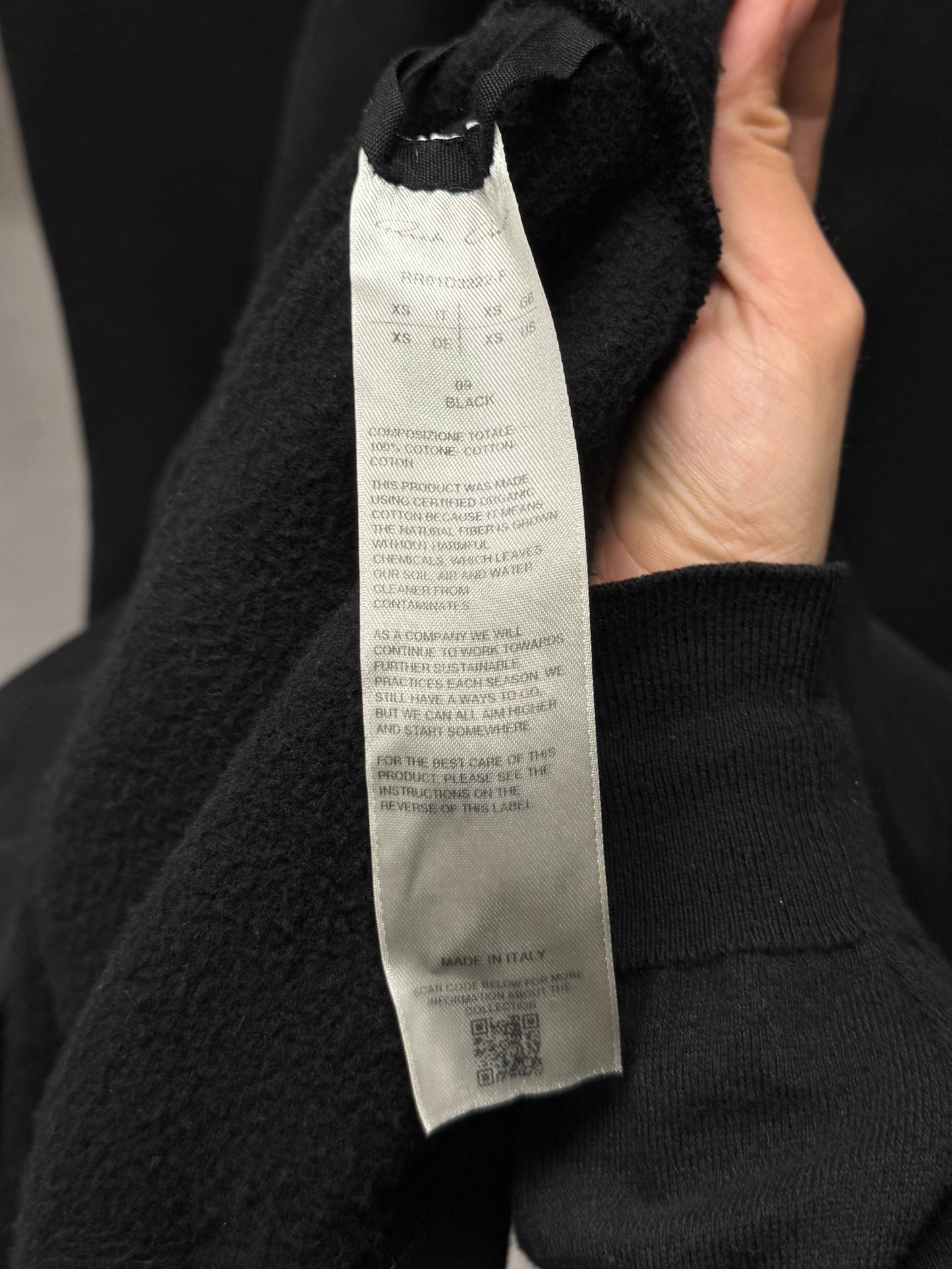 SS2024 Rick Owens ‘Lido’ Pagoda Horned Tec Shoulder Sweatshirt