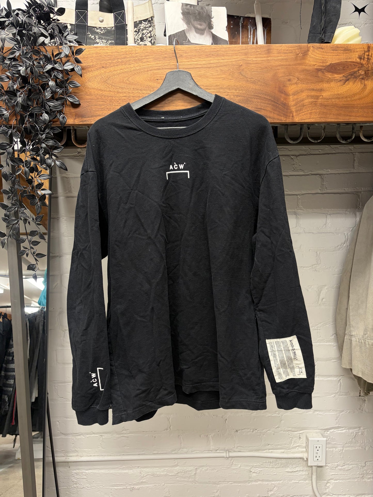ACW Patch Logo Black Long Sleeve Shirt