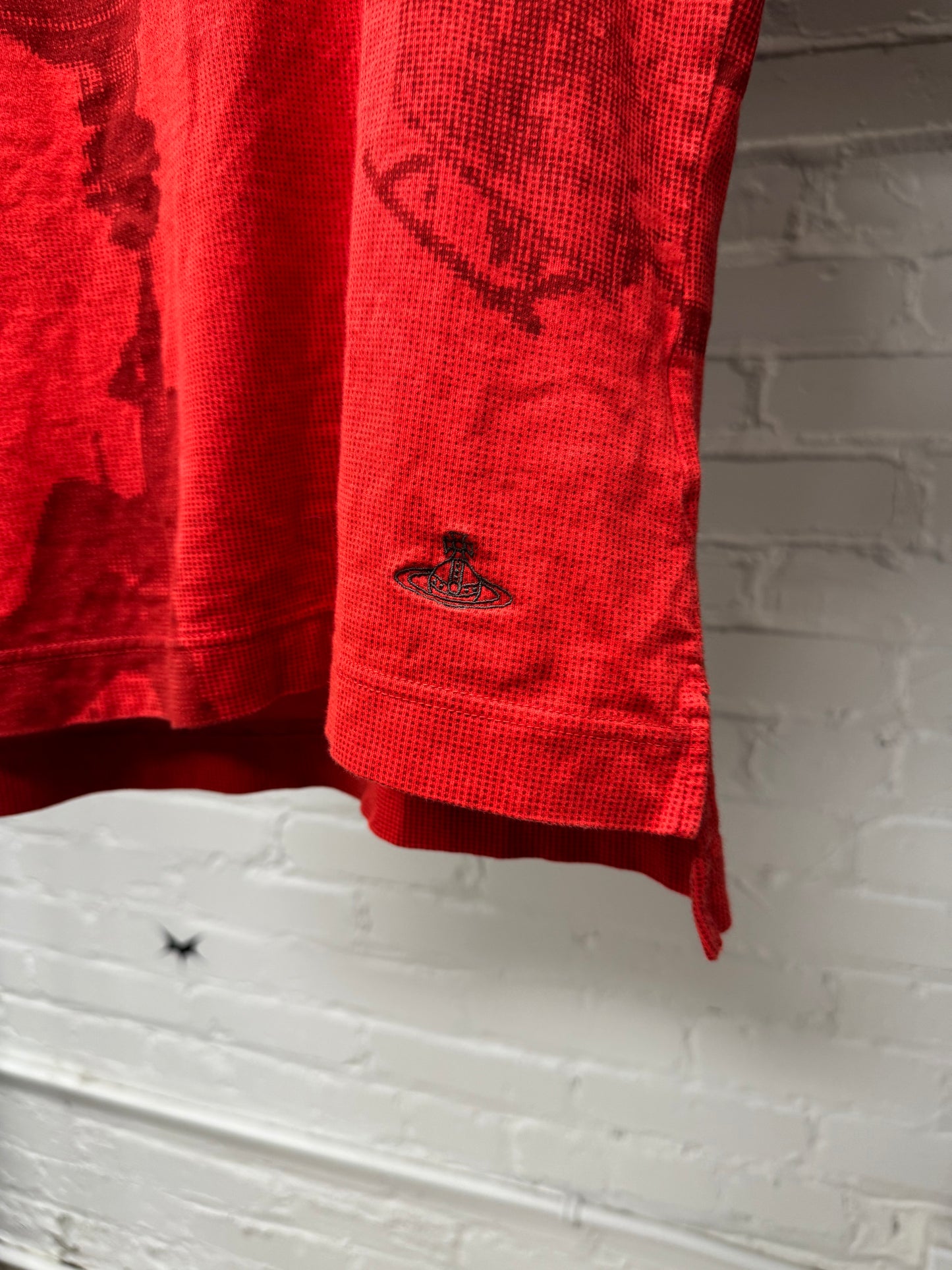 Vivienne Westwood ‘Orb Logo’ Red Graphic T-Shirt