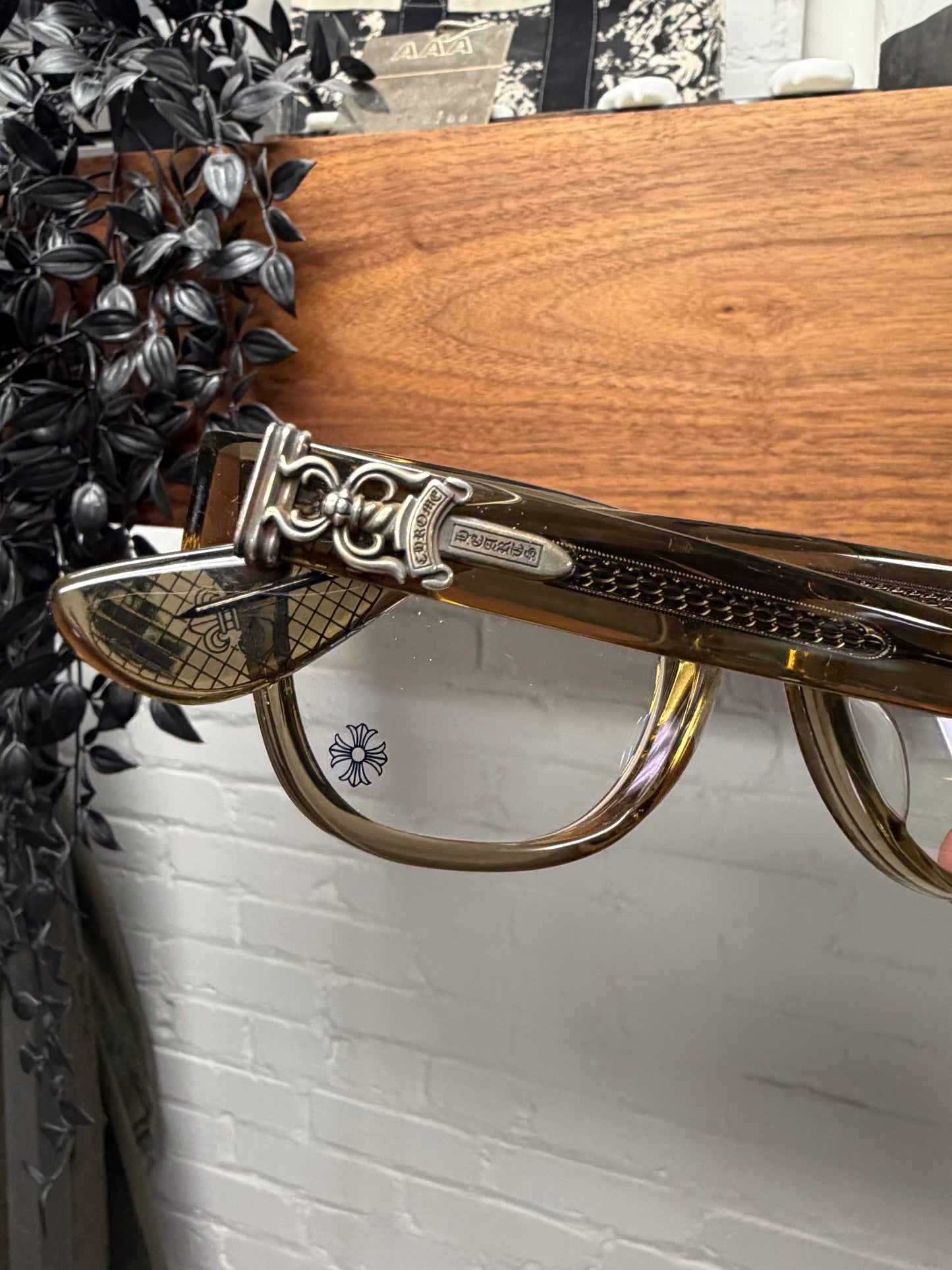 Chrome Hearts ‘Cuntvoluted’ 925 Silver Dagger Frame Glasses
