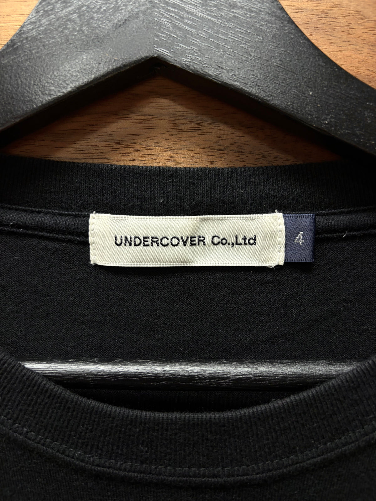 SS2019 Undercover ‘Dead Souls’ Black Feather Graphic T-Shirt