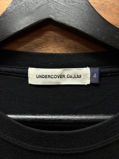 SS2019 Undercover ‘Dead Souls’ Black Feather Graphic T-Shirt