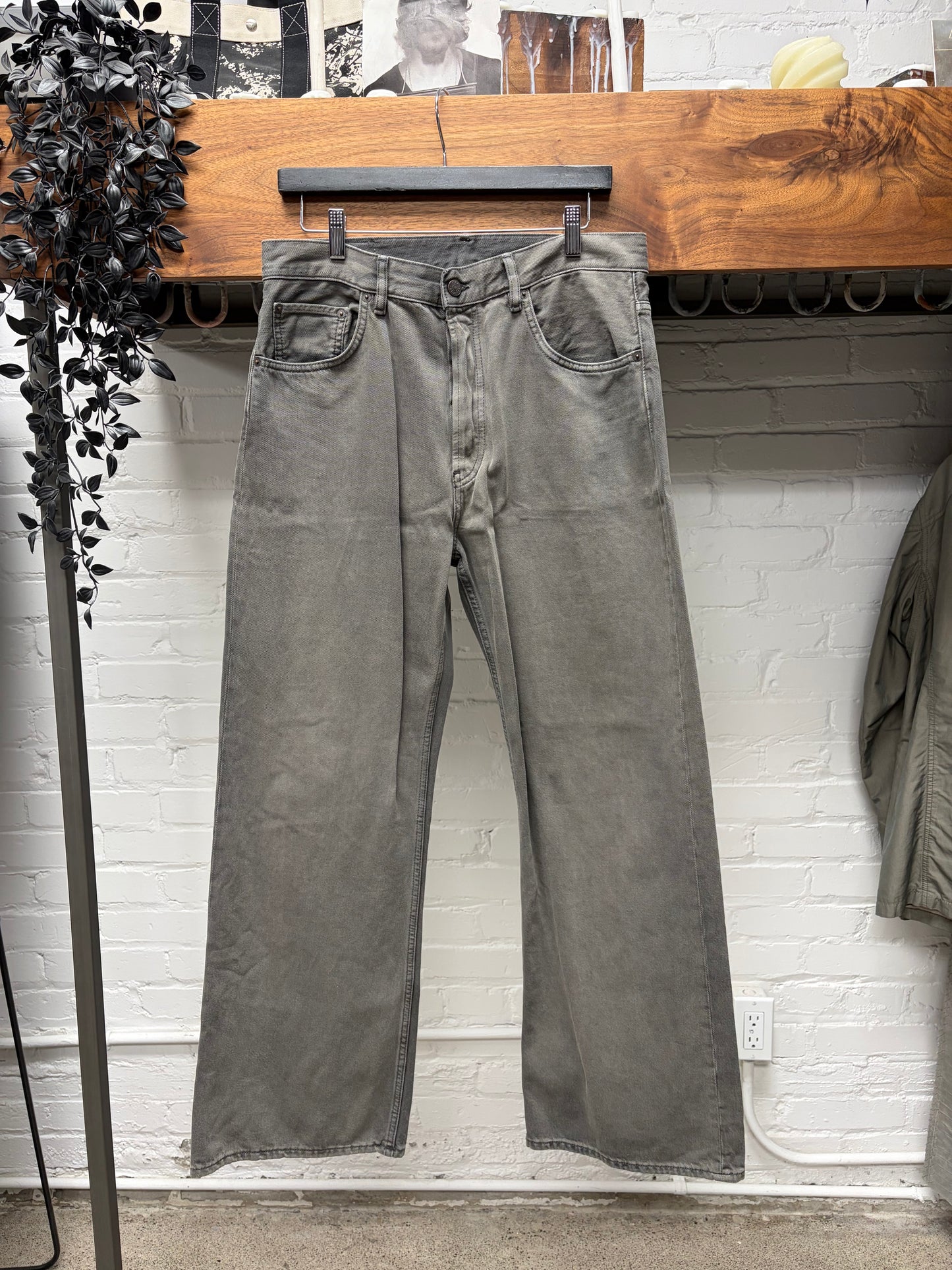 Acne Studios ‘2021’ Grey Wide Leg Denim