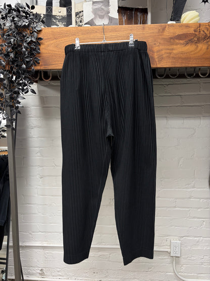 Issey Miyake Homme Plisse Black Pleated Trousers