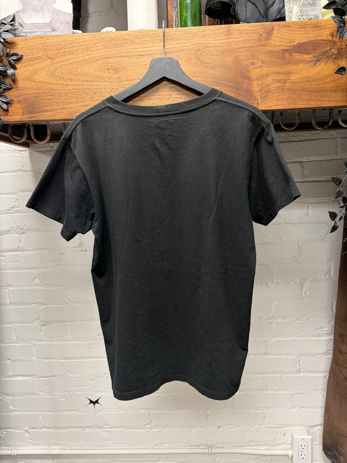 SS2014 Saint Laurent by Hedi Slimane ‘Bloodluster’ Fangs Black Graphic T-Shirt