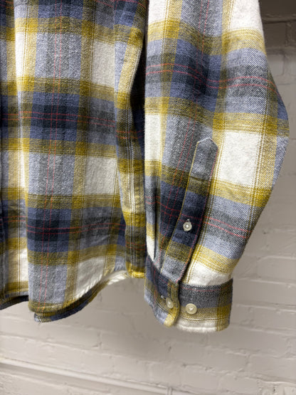 SS2022 Supreme Shadow Plaid Brown/Yellow Flannel