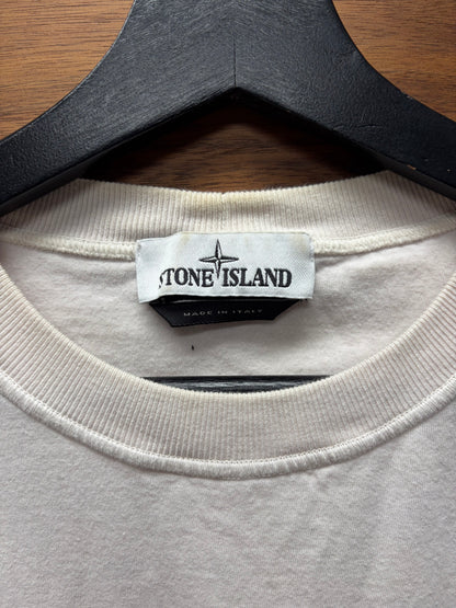 Stone Island ‘Badge Logo’ White Patch T-Shirt