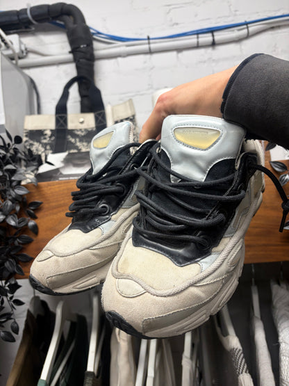 Raf Simons x Adidas Ozweegos V3 Cream White Low Top Sneakers