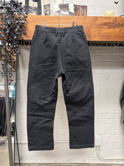 Entire Studios ‘Task’ Mid Rise Straight Leg Black Denim