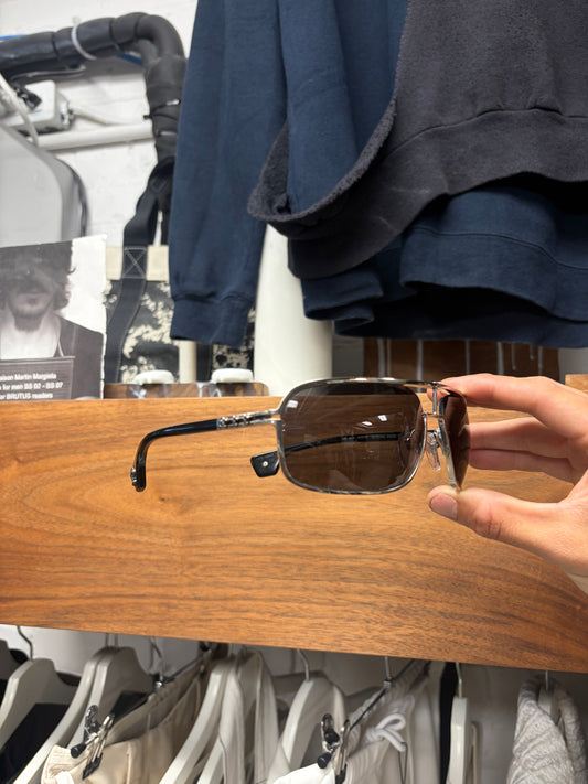Chrome Hearts ‘Morning Wood’ Fleur de Lis 925 Silver Aviator Sunglasses