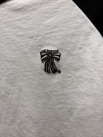 Acne Studios Raglan ‘Bow Logo’ Long Sleeve Shirt