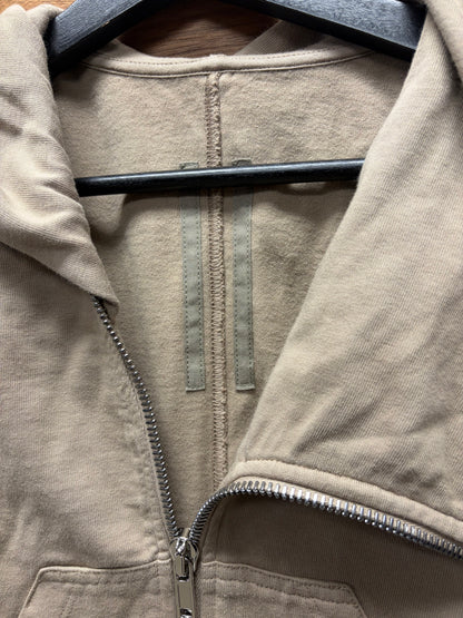 Rick Owens ‘Mountain’ Dirty Pearl Zip-Up Hoodie
