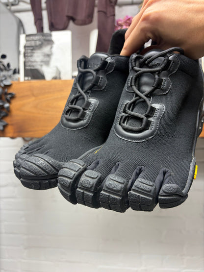 Balenciaga x Vibram ‘Zero’ Spring Platform Black Low Top Toe Shoes