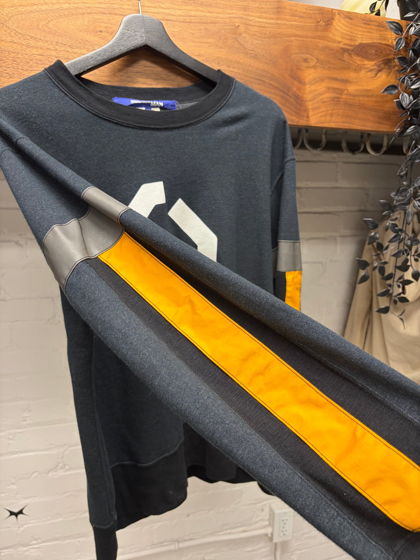 2018 Junya Watanabe ‘3M’ Reflective Tape Seam Sweatshirt