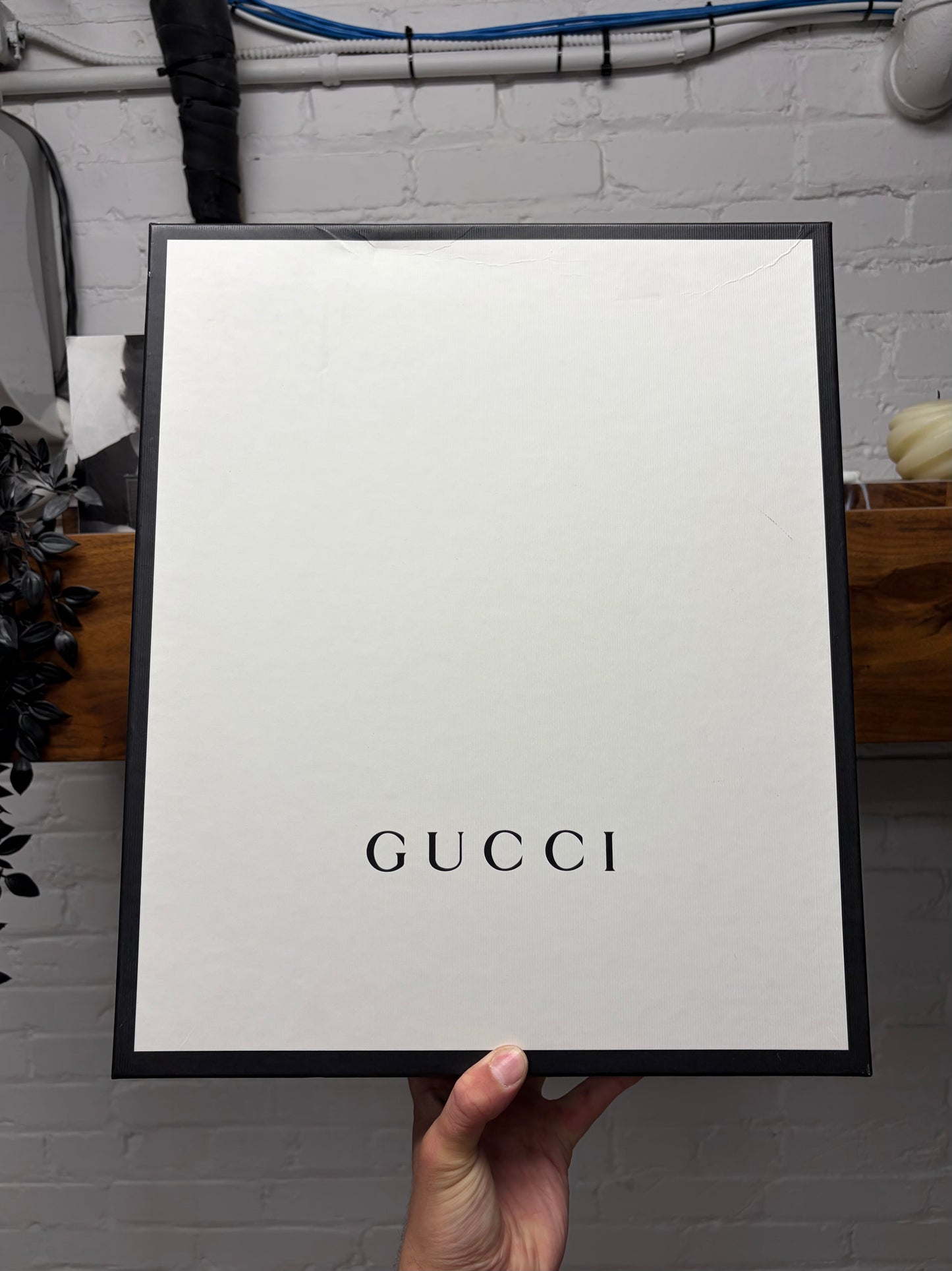 Gucci ‘Arley’ Brogue Black Leather Lace Up Combat Boots