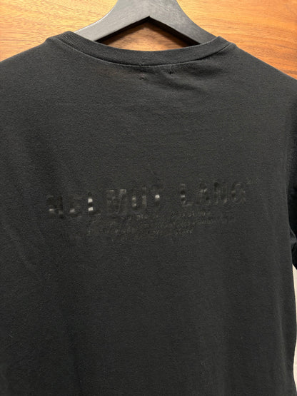 AW1997 Helmut Lang ‘Union Jack’ Black Vinyl Print T-Shirt