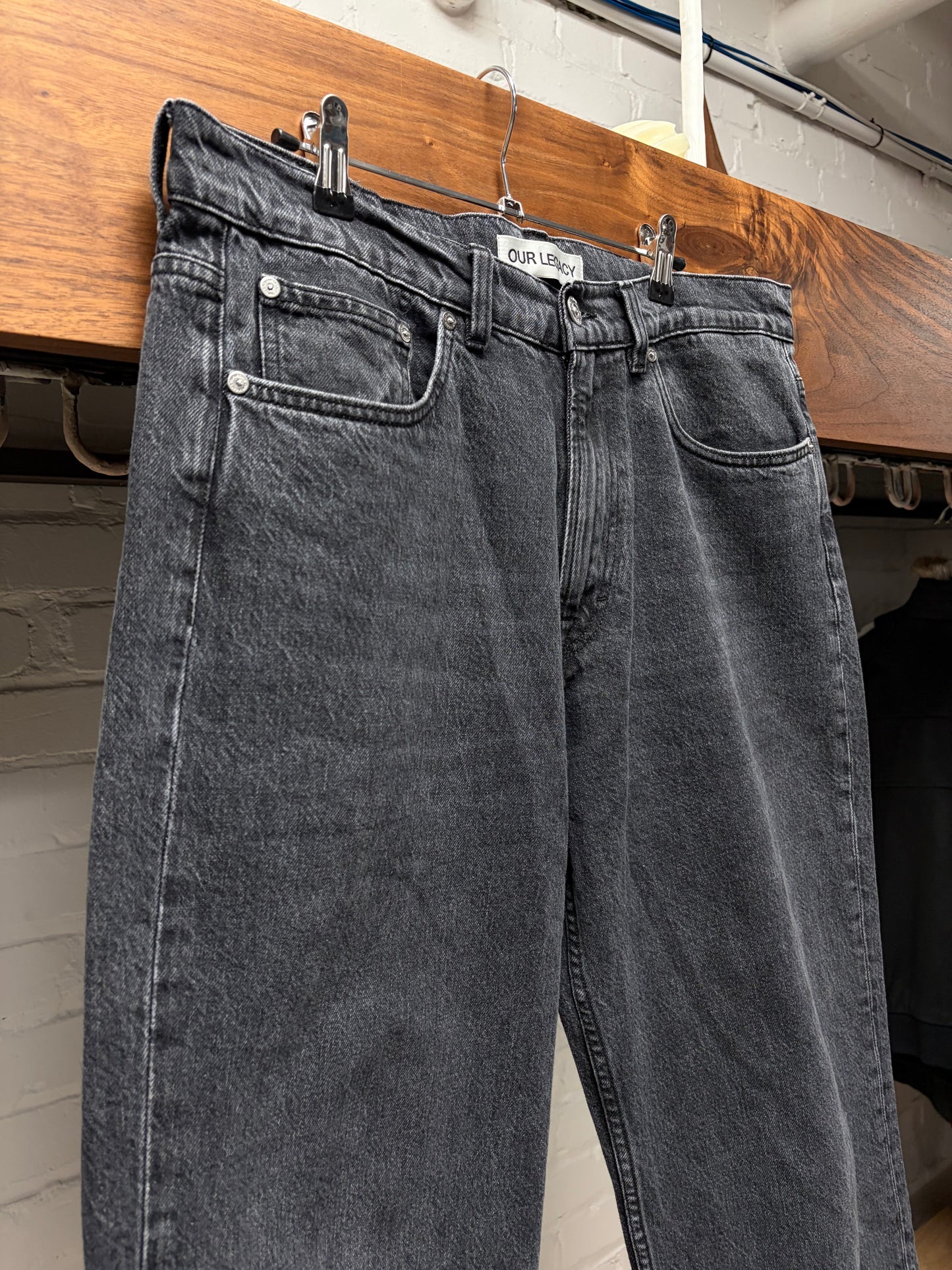 Our Legacy Washed Grey ‘Third Cut’ Denim