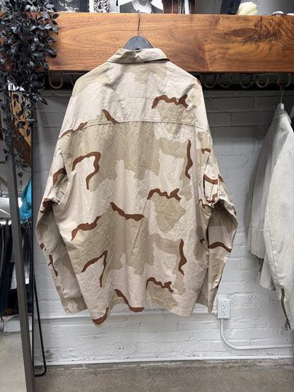 Balenciaga Military Inspired Desert Camouflage Field Jacket