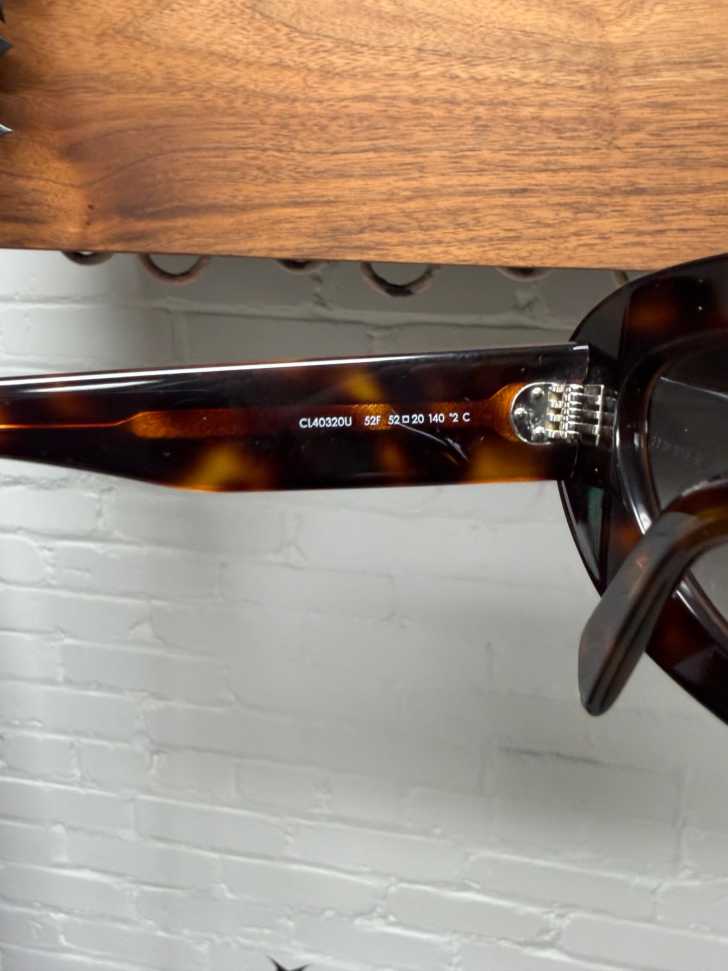 Celine ‘CL40320U’ Brown Tortoiseshell Cat Eye Sunglasses