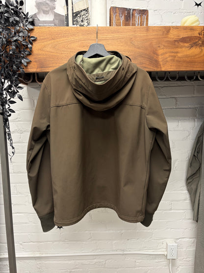 C.P. Company ‘Goggles’ Hooded Brown RainProof Shell Jacket