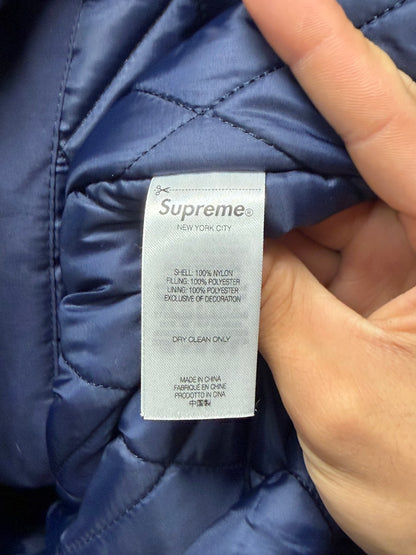 SS2025 Supreme Studded Blue ‘Stadium’ Jacket