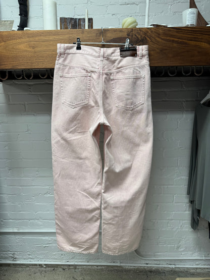 Dries Van Noten ‘Salmon Pink’ Wide Leg Denim